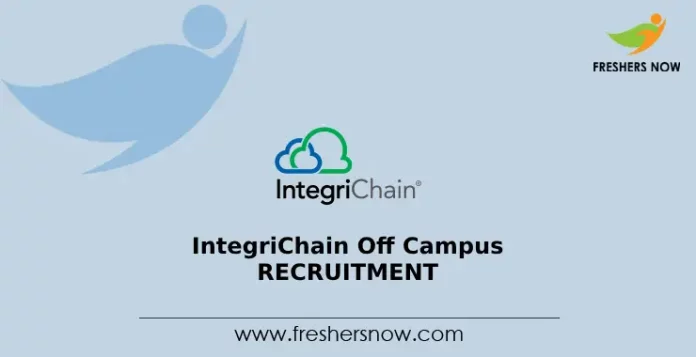 IntegriChain Off Campus Recruitment