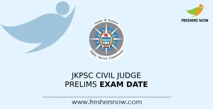 JKPSC Civil Judge Prelims exam Date