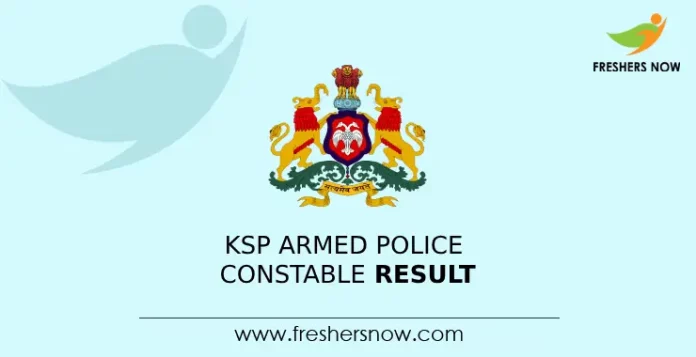 KSP Armed Police Constable Result