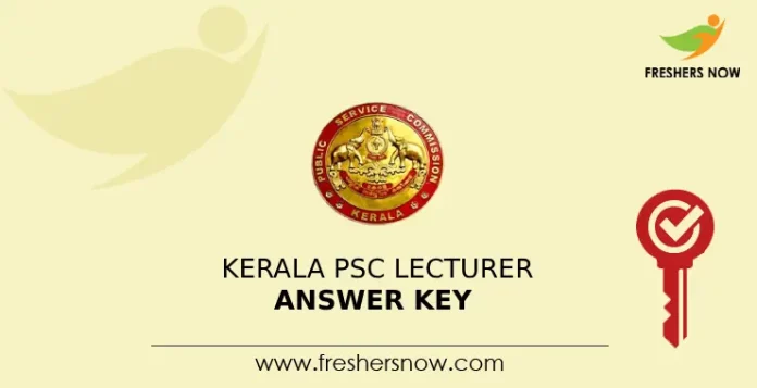 Kerala PSC Lecturer Answer key