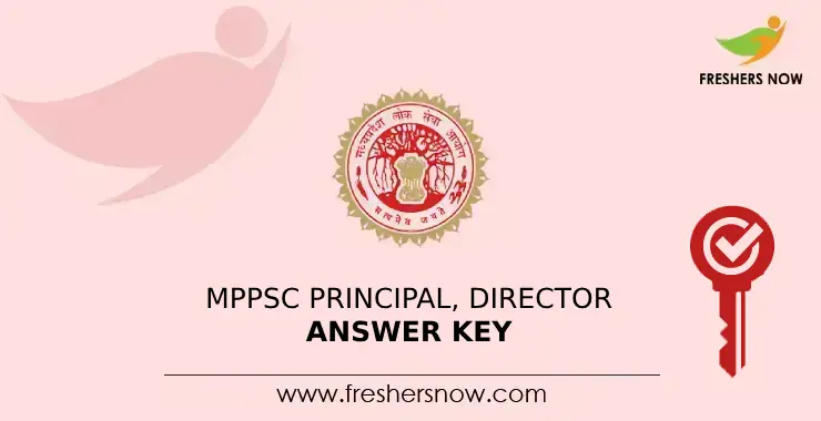 MPPSC Principal, Director Final Answer Key 2023 PDF (Out)