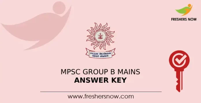 MPSC Group B Mains answer Key
