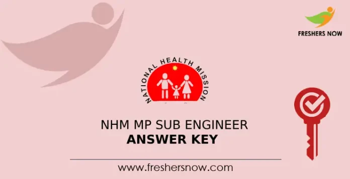 NHM MP Sub Engineer Answer Key