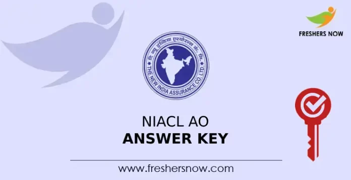 NIACL AO answer Key