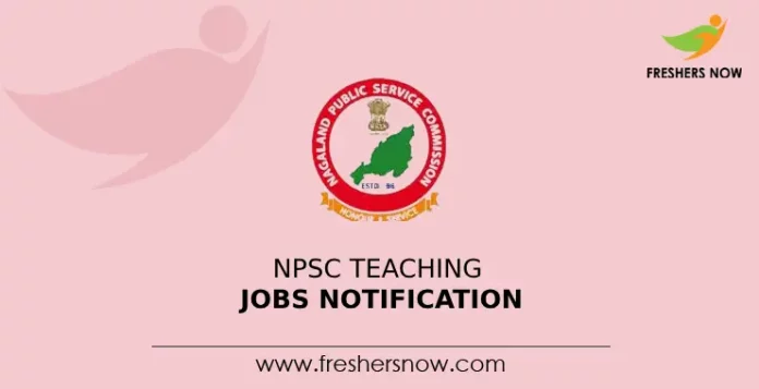 NPSC Teaching Jobs Notification