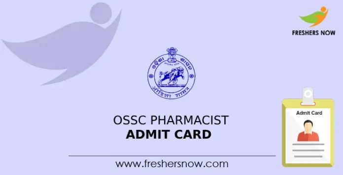 OSSC Pharmacist Admit Card