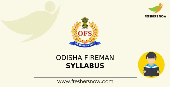 Odisha Fireman Syllabus