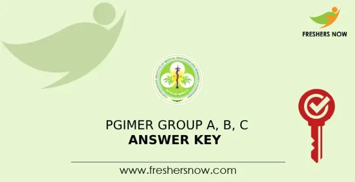 PGIMER Group A, B, C Answer Key