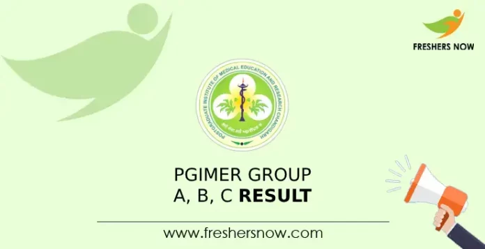 PGIMER Group A, B, C Result