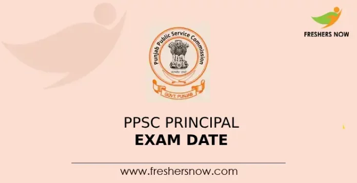 PPSC Principal Exam Date