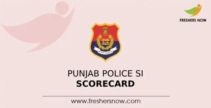 Punjab Police SI Scorecard