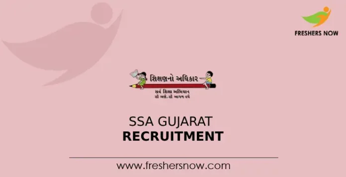 SSA Gujarat Recruitment