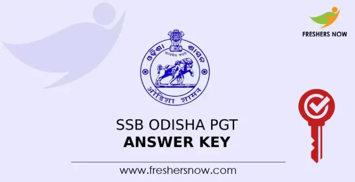 SSB Odisha PGT Answer Key