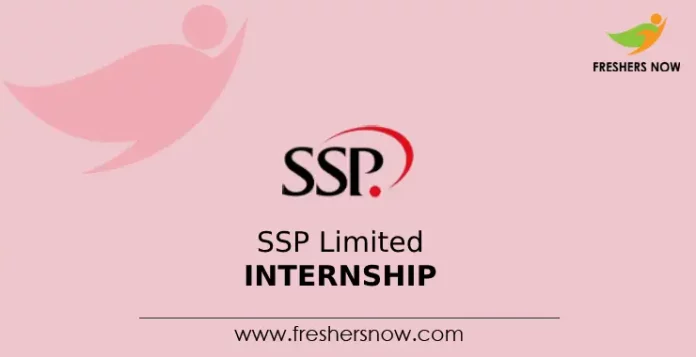 SSP Limited Internship