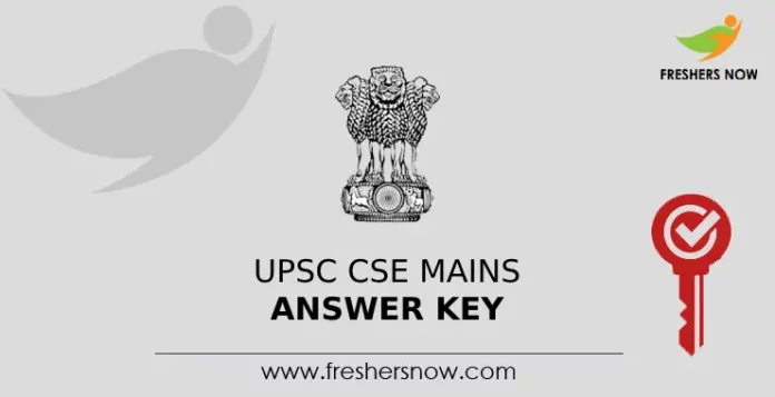 UPSC CSE Mains Answer Key 2024