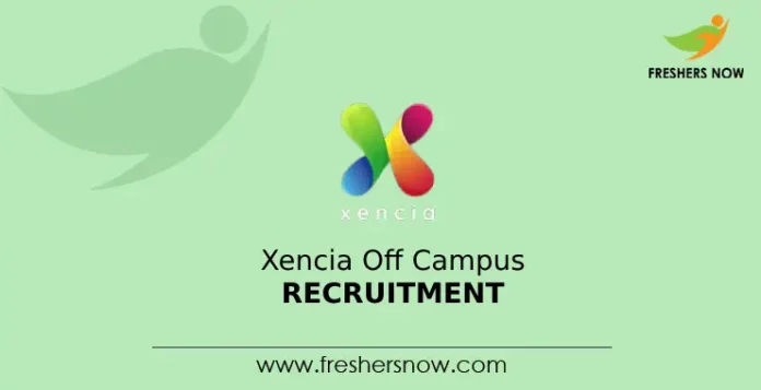 Xencia Off Campus Recruitment