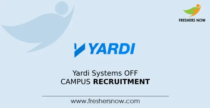 Yardi Systems Off Campus Recruitment