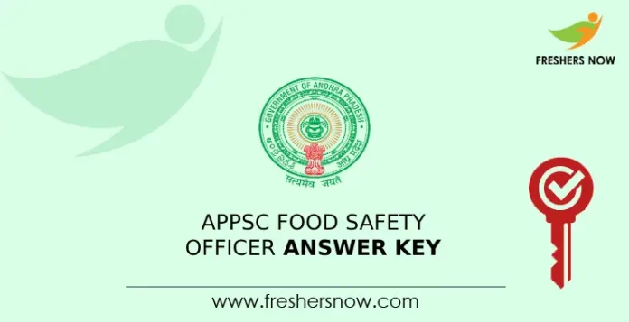 APPSC Food Safety Officer Answer Key