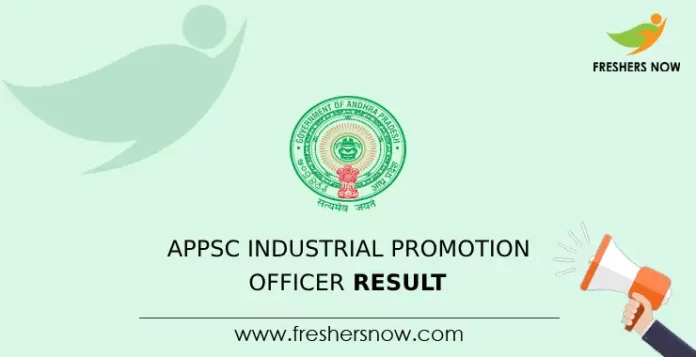 APPSC Industrial Promotion Officer Result