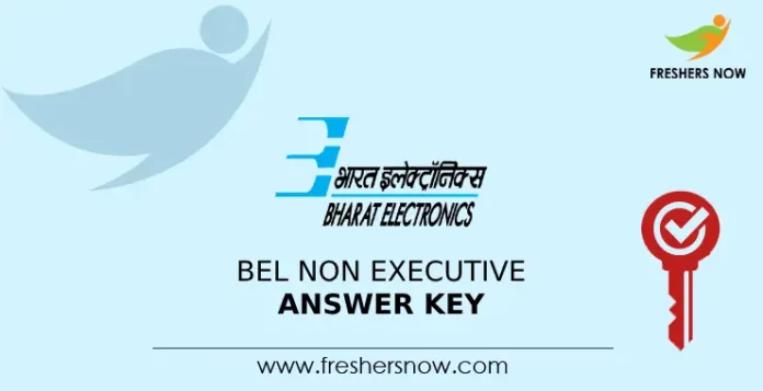BEL Non Executive Answer Key