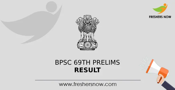 BPSC 69th Prelims Result 2023 (Released) | Cut Off, Merit List