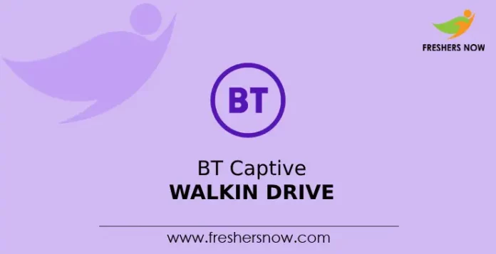 BT Captive Walkin Drive