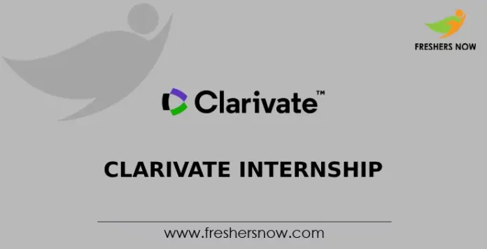 Clarivate Internship