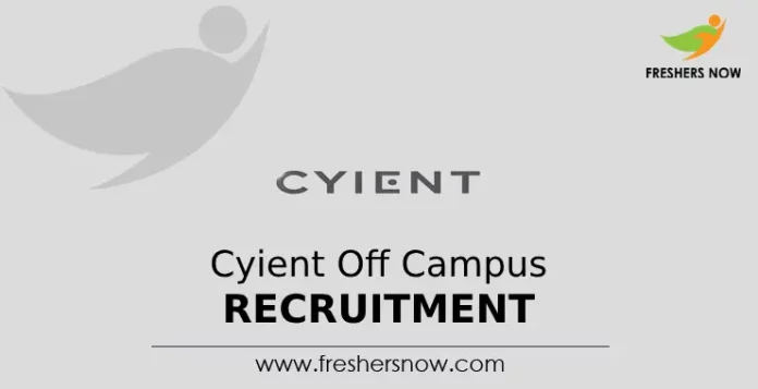 Cyient Off Campus Recruitment