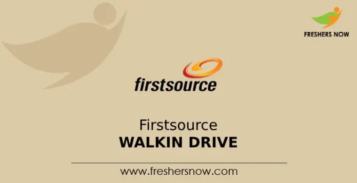 Firstsource Walkin Drive