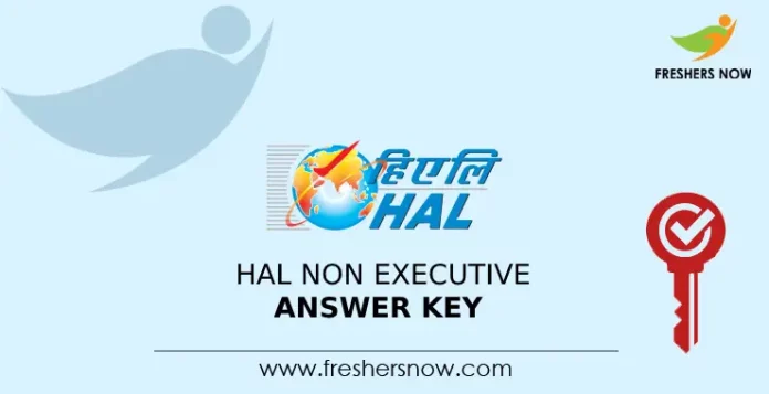 HAL Non Executive Answer Key