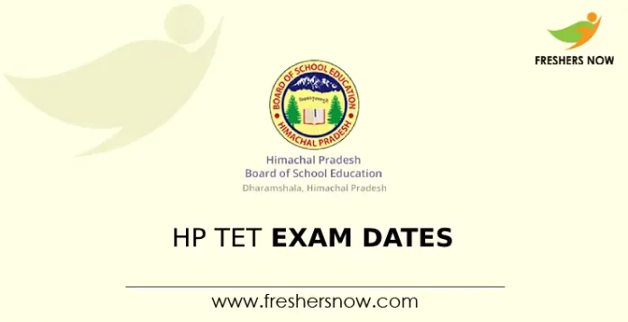 HP TET Exam Dates