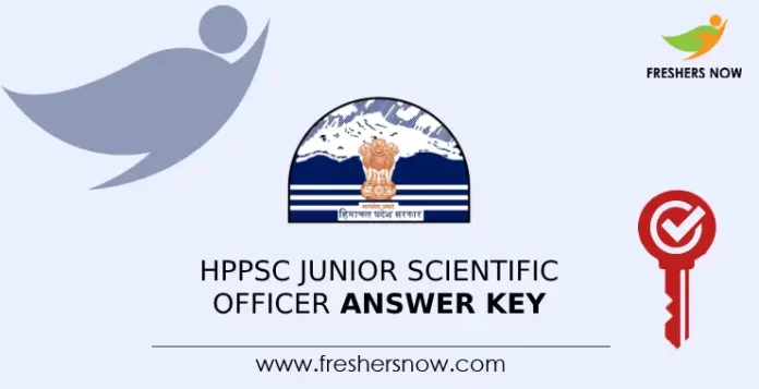 HPPSC Junior Scientific Officer Answer Key