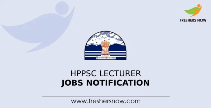 HPPSC Lecturer Jobs Notification