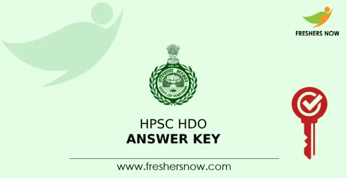 HPSC HDO Answer Key