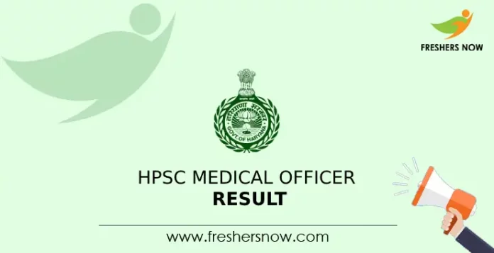 HPSC Medical Officer Result