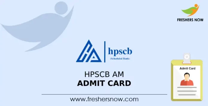 HPSCB AM Admit Card