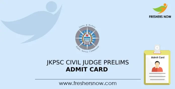 JKPSC Civil Judge Prelims Admit Card