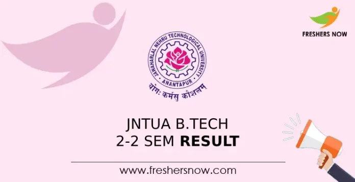 JNTUA B.Tech 2-2 Sem Result