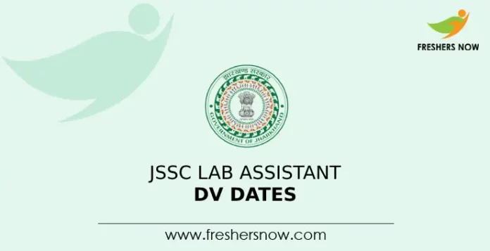 JSSC Lab Assistant DV Dates