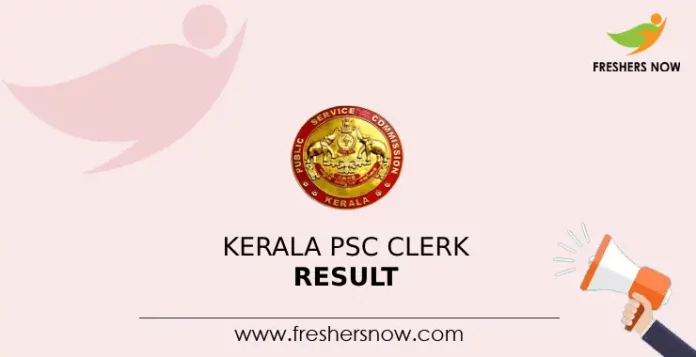 Kerala PSC Clerk Result