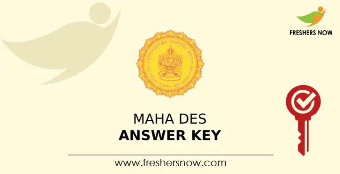 MAHA DES Answer Key