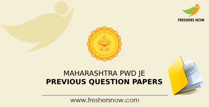 Maharashtra PWD JE Previous Question Papers