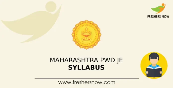 Maharashtra PWD JE Syllabus