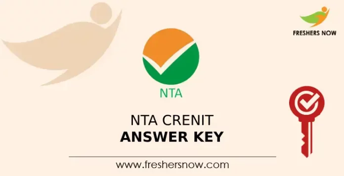 NTA CRENIT answer Key