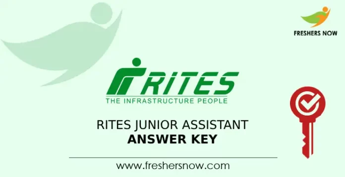 RITES Junior Assistant Answer Key