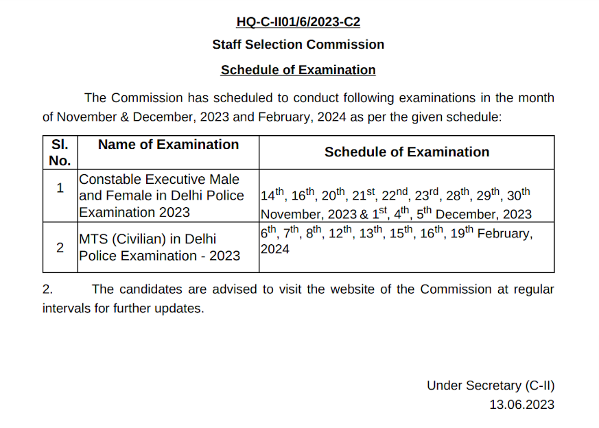 SSC-Exam-Dates