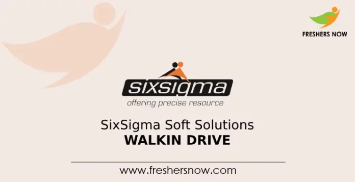 SixSigma Soft Solutions Walkin Drive