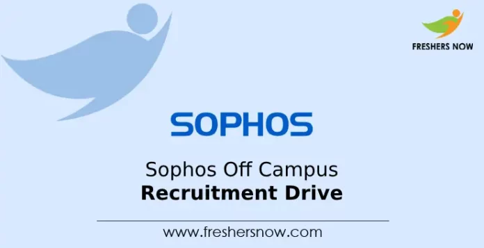 Sophos Off Campus Recruitment Drive