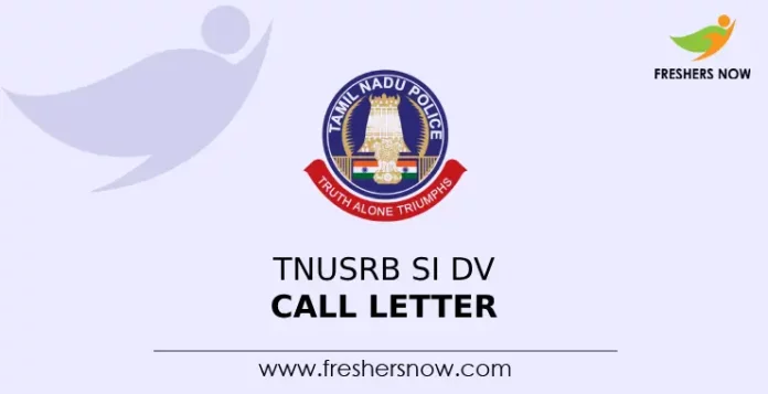 TNUSRB SI DV Call Letter