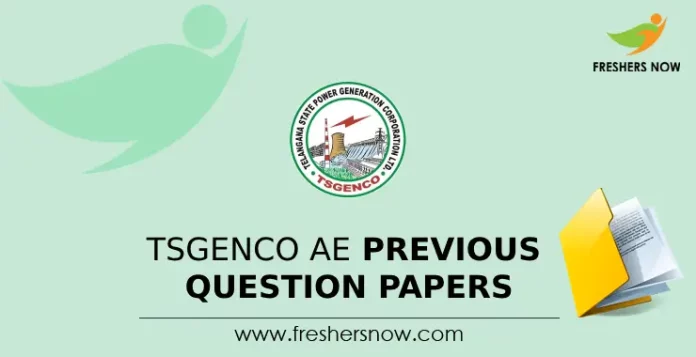 TSGENCO AE Previous Question Papers